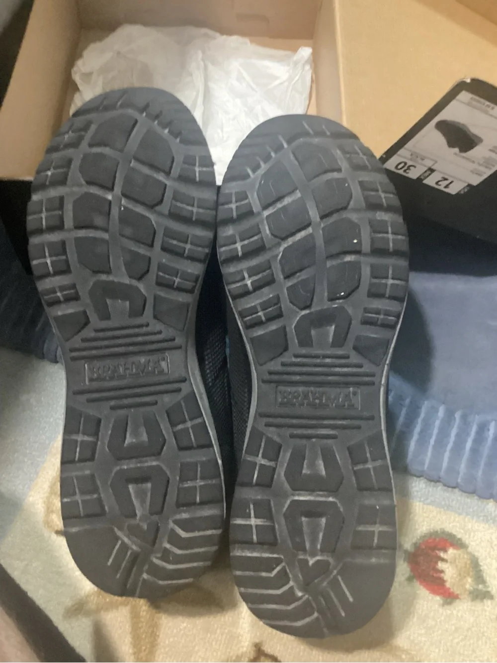 Preowned Brahma Kamden Steel Toe Shoes Size 12 Men’s.